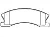剎車片 Brake Pad Set:5093183AA